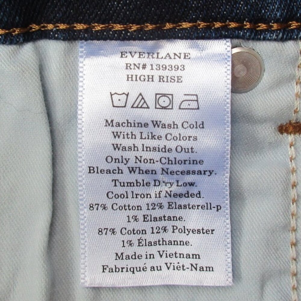🌸SOLD🌸 EVERLANE Jeans Size 31 Skinny Ankle Denim - Picture 9 of 10